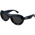 Lunettes de soleil Bottega Veneta BV1284S Lunettes de soleil, Bleu/Gris, 54 mm Grenoble