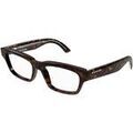 Lunettes de soleil Balenciaga BB0344O Cadres Optiques, Havana/Transparent, 53 mm Grenoble