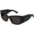 Lunettes de soleil Balenciaga BB0327S Lunettes de soleil, Noir/Gris, 54 mm Grenoble