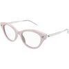 Lunettes de soleil McQ Alexander McQueen AM0485O Cadres Optiques, Rose/Transparent, 52 mm