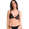 Triangles / Sans armatures Lisca Soutien-gorge bralette triangle sans armatures FUSION Noir