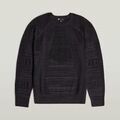 Pull G-Star Raw D26777-C259-7242 DK/BLACK/ASFALT