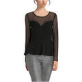 T-shirt Guess Top Femme Candice Noir Grenoble