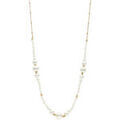 Colliers sur Grenoble : Collier Orusbijoux Collier Argent Dor&eacute; Cascade De Perle Naturelle Blanche Dor&eacute;