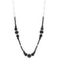 Collier Orusbijoux Collier Argent Rhodi&eacute; Cascade De Perle Naturelle Spinelle Argent&eacute; Grenoble