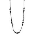 Collier Orusbijoux Collier Argent Rhodi&eacute; Long Cascade De Perle Naturelle Argent&eacute; Grenoble