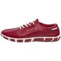 Baskets femme sur Grenoble : Baskets basses TBS Baskets en cuir femme Jazaru Ref 65891 Rouge