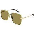 Lunettes de soleil Gucci GG1955SA Lunettes de soleil, Or/Vert, 60 mm Dor&eacute; Grenoble