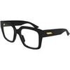 Lunettes de soleil Bottega Veneta BV1409O Cadres Optiques, Noir/Transparent, 51 mm