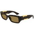 Lunettes de soleil Bottega Veneta BV1406S Lunettes de soleil, Havana/Marron, 53 mm Grenoble