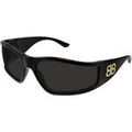 Lunettes de soleil Balenciaga BB0457S Lunettes de soleil, Noir/Gris, 74 mm