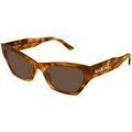 Lunettes de soleil Balenciaga BB0447S Lunettes de soleil, Havana/Marron, 56 mm