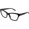 Lunettes de soleil Balenciaga BB0440O Cadres Optiques, Noir/Transparent, 56 mm