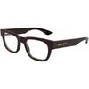 Lunettes de soleil McQ Alexander McQueen AM0531O Cadres Optiques, Havana/Transparent, 51 mm