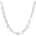 Colliers sur Grenoble : Collier Orusbijoux Collier Argent Rhodi&eacute; Maillons Diamant&eacute;s Long Argent&eacute;