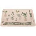 D&eacute;coration sur Grenoble : Tapis Sans marque Home Sweet Home Beige Unique. . Maison & D&eacute;co > Tapis.