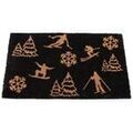 D&eacute;coration sur Grenoble : Tapis Sans marque Flocon Ski Noir Unique. . Maison & D&eacute;co > Tapis.