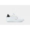 Baskets Philippe Model BTLD V010 -TEMPLE-VEAU BLANC NOIR