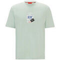 T-shirt HUGO T-SHIRT EN JERSEY DE COTON DITROSO VERT AVEC MOTIF ARTI Grenoble