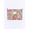 Trousse La Fiancee Du Mekong Petite pochette matelass&eacute;e coton LISETTE Vert