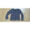 T-shirt enfant Kiabi T-shirt manches longues ray&eacute; bleu marine et blanc Kiabi - 6 ans Marine
