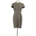 Robe courte Tara Jarmon Robe en laine marron