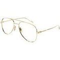 Lunettes sur Grenoble : Lunettes de soleil Saint Laurent CLASSIC 11 YSL Cadres Optiques, Or/Transparent, 55 mm Dor&eacute;