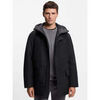 Blouson BOSS Parka d&eacute;perlante noire Noir