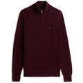 Pull Tommy Hilfiger Pull camionneur bordeaux en cachemire