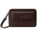 Sac & Bagage sur Grenoble : Sac Bandouliere Arthur & Aston Pochette en cuir Arthur et Aston Ref 35906 J Cafe