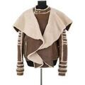 Veste Balmain Manteau en cuir marron Vestes sur Grenoble : Veste Balmain Manteau en cuir marron