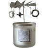 Bougies, diffuseurs Heart And Home Carrousel pour Grande jarre Gris Unique. . Maison & D&eacute;co > Bougies, diffuseurs.