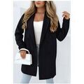 Manteaux sur Grenoble : Manteau Kebello Manteau Mi Long F, Noir