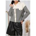 Gilet Kebello Gilet Cardigan F, Gris Grenoble