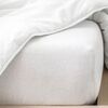 Draps housse Stof Al&egrave;se plastifi&eacute;e pour lit b&eacute;b&eacute; dessus &eacute;ponge 60 x 120 cm Blanc Unique,60x120 cm. . Maison > Draps housse.