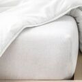 Linge de maison sur Grenoble : Draps housse Stof Al&egrave;se plastifi&eacute;e pour lit b&eacute;b&eacute; dessus &eacute;ponge 60 x 120 cm Blanc Unique,60x120 cm. . Maison > Draps housse.