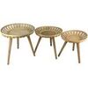 Tables basses Signes Grimalt Tables 3 Unit&eacute;s Marron Unique. . Maison & D&eacute;co > Tables basses.