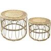 Tables basses Signes Grimalt Table De D&eacute;coration 2 Unit&eacute;s Marron Unique. . Maison & D&eacute;co > Tables basses.