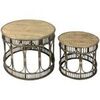 Tables basses Signes Grimalt Table De D&eacute;coration 2 Unit&eacute;s Marron Unique. . Maison & D&eacute;co > Tables basses.