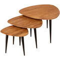 Tables basses Signes Grimalt Tableaux 3 U Marron Unique. . Maison & D&eacute;co > Tables basses.