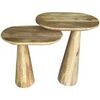 Tables basses Signes Grimalt Tableaux 2 U Marron Unique. . Maison & D&eacute;co > Tables basses.
