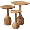 Tables basses Signes Grimalt Tableaux 3 U Marron Unique. . Maison & D&eacute;co > Tables basses.