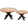 Tables basses Signes Grimalt Tableaux 2U Marron Unique. . Maison & D&eacute;co > Tables basses.