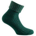 Chaussettes sur Grenoble : Chaussettes Kindy Mi-chaussettes femme lurex &agrave; revers acrylique Vert