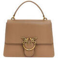 Sac &agrave; main Pinko love one top handle bag Beige Grenoble