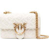 Sac Bandouliere Pinko love one mini shoulder bag white