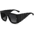 Lunettes sur Grenoble : Lunettes de soleil Dsquared ICON 0024/S Lunettes de soleil, Noir/Gris, 54 mm