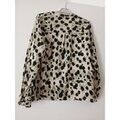 Chemise Akoz vend blouse motif léopard Vert Chemises sur Grenoble : Chemise Akoz vend blouse motif léopard Vert