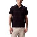 Polos sur Grenoble : Polo Calvin Klein Jeans SS CROSS GRAIN STRIP LV04RC269G