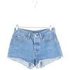 Short Levis Mini short en coton bleu